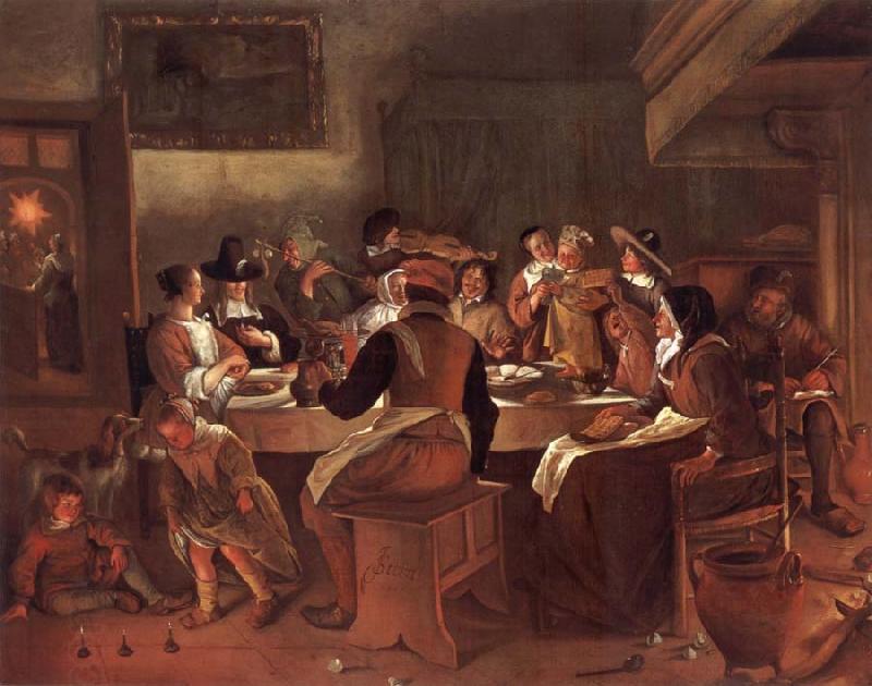 Jan Steen Twelfth Night China oil painting art